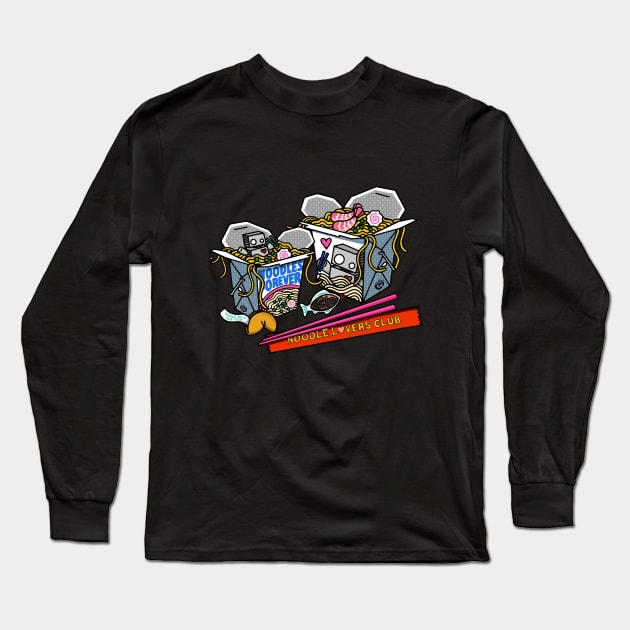 Takeaway Noodles Long Sleeve T-Shirt by thejellyempire